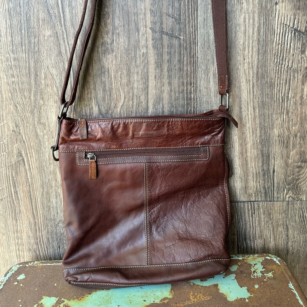 Jack George’s Voyager Crossbody leather bag